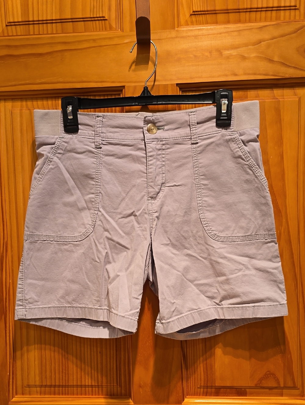 Lee Light Gray/ Khaki Women's Casual Shorts